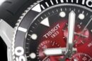 Tissot Chronograph Watch SEASTAR 1000 Red Rubber - T120.417.17.421.00